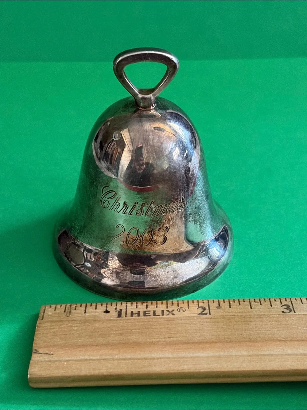 Reed & Barton Silver Plated Annual Christmas 2003 Bell Ornament